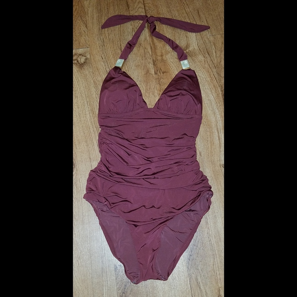 Burgundy Hermanny by Vix one piece bathingsuit